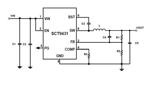 3.8V-36V输入，3A同步降压DCDC转换器，具有EMI降低功效